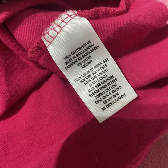 Y2K Aero New York 1/2012 Graphic Hot Pink Shirt Size XL Juniors - Picture 5 of 9